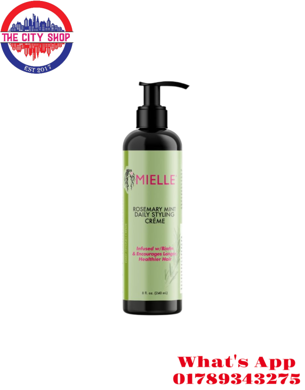 MIELLE ORGANICS Rosemary Mint Multi Vitamin Daily Styling Creme 240 Ml