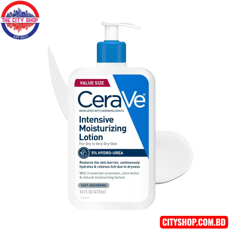 CeraVe Intensive Moisturizing Lotion For Dry to Very Dry Skin -473ml
