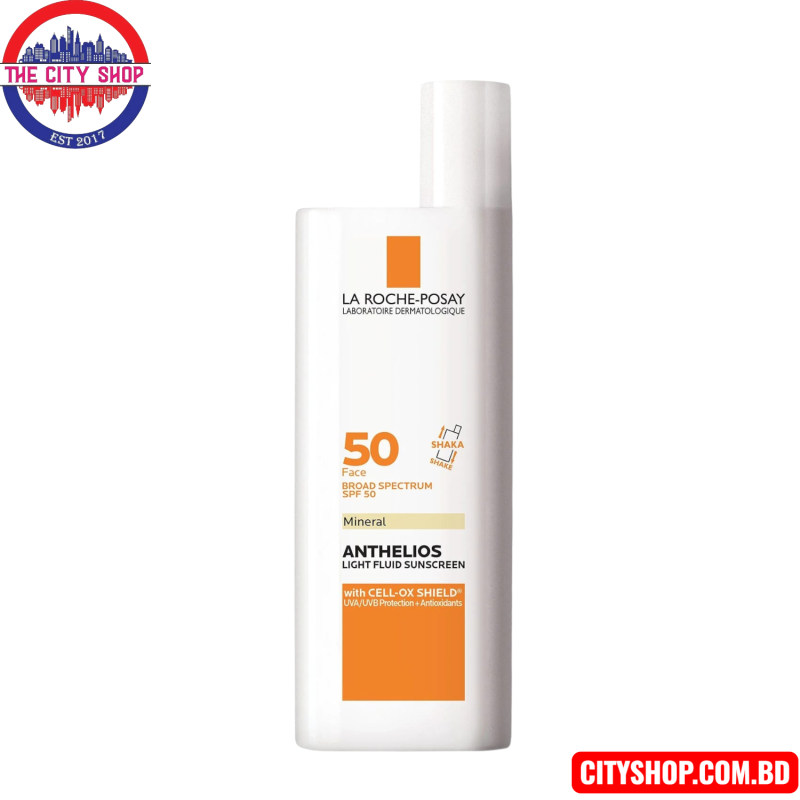 La Roche-Posay Anthelios Mineral Ultra-Light Face Sunscreen SPF 50 Zinc Oxide Sunscreen for Face 50ml