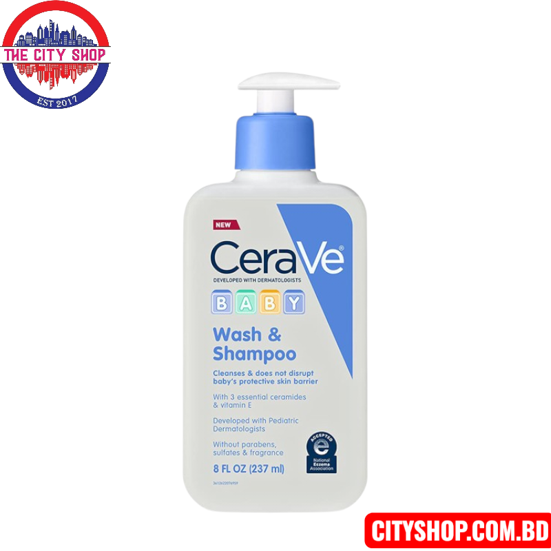 Cerave Baby Wash & Shampoo-237ml