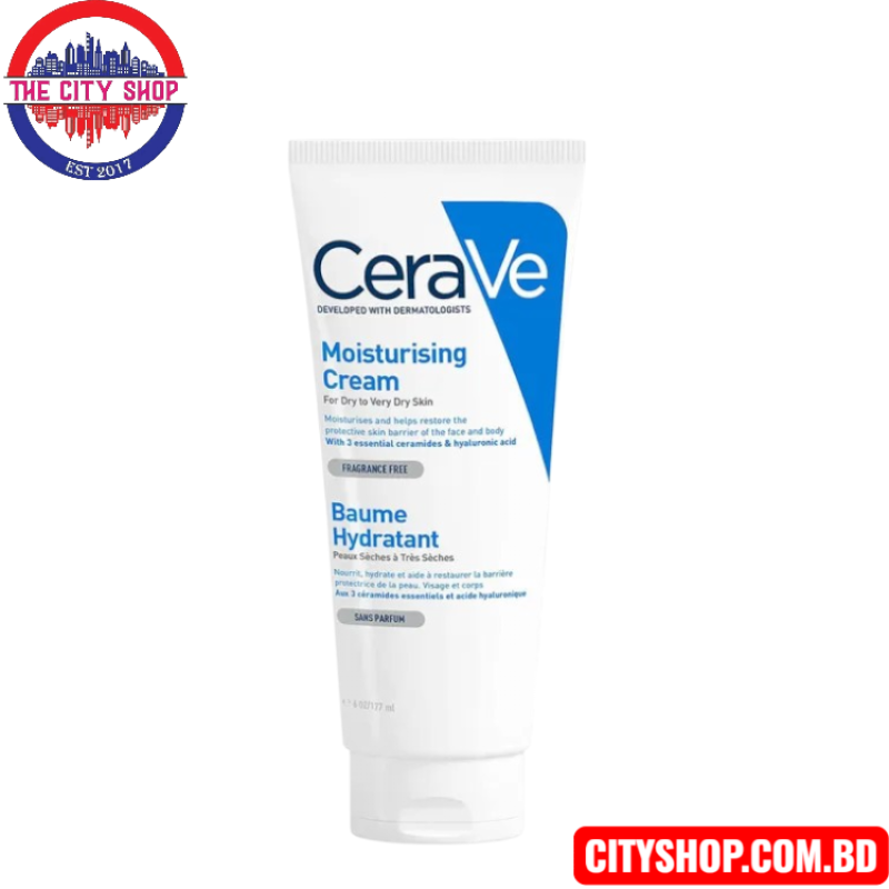 CeraVe Moisturising Cream For Dry To Very Dry Skin -177ml
