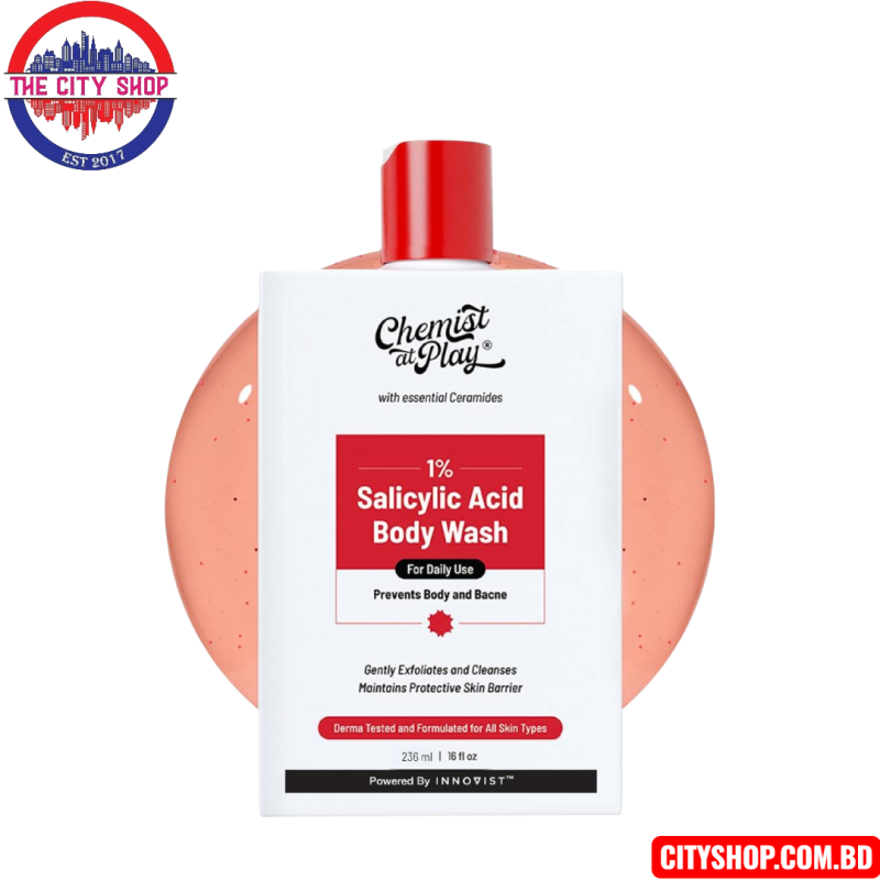 Chemist at Play 1% Salicylic Acid Body Wash -236ml