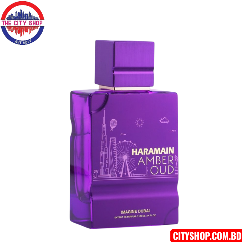 AL HARAMAIN Unisex Amber Oud Imagine Dubai Extrait de Parfum Spray-100ml