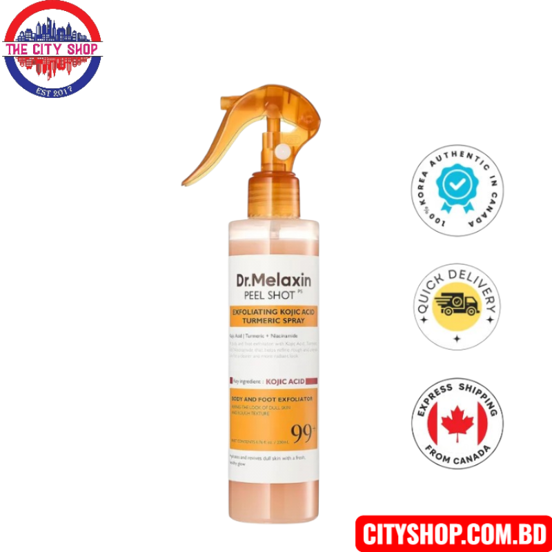 Dr.Melaxin - Peel Shot Exfoliating Kojic Acid Turmeric Spray-200ml