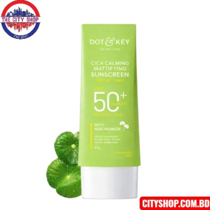 Dot & Key Cica Calming Mattifying Sunscreen SPF50+ PA+++ -80g