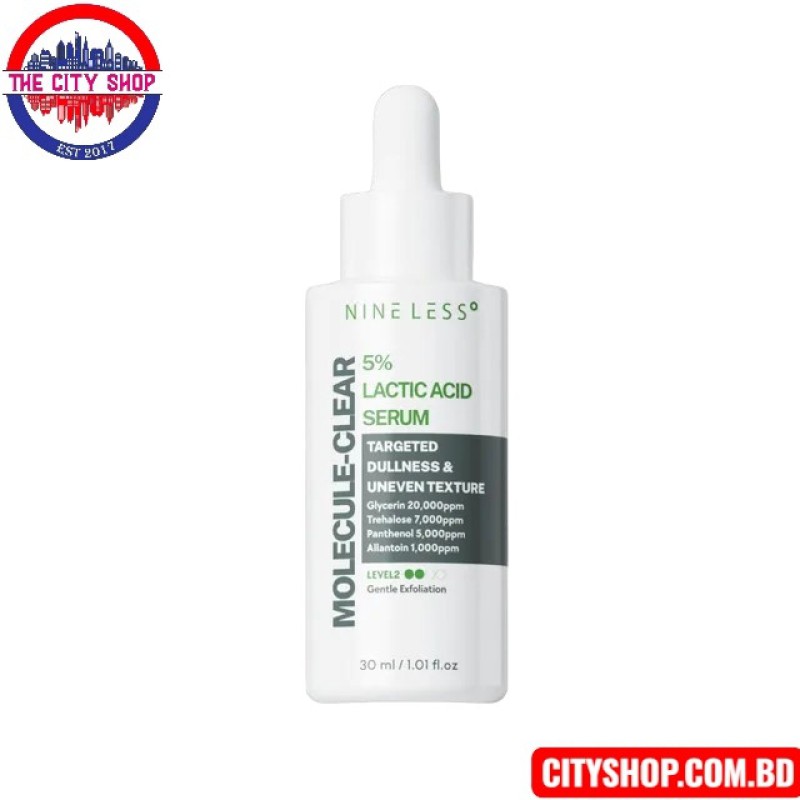 NINELESS Molecule-Clear 5% Lactic Acid Serum -30ml