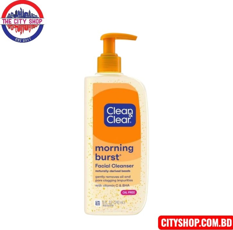 Clean & Clear Morning Burst Oil-Free Facial Cleanser-240ml