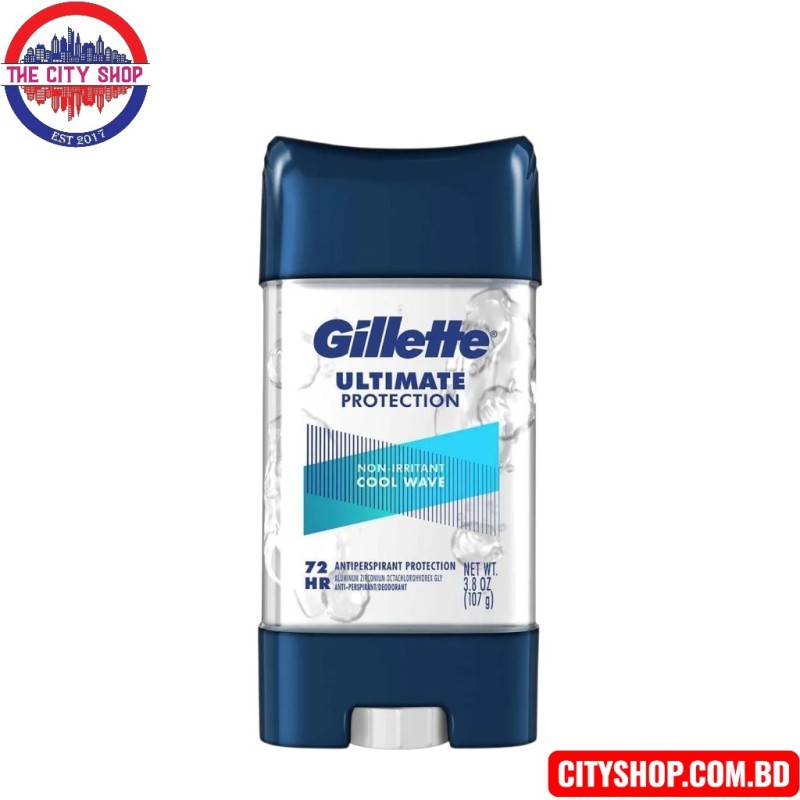 Gillette Cool Wave Gel Ultimate 72Hr Antiperspirant Deodorant -107g