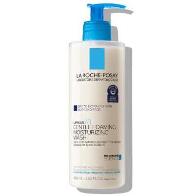 La Roche- Posay Lipikar AP+ Gentle Foaming Moisturizing Wash Body & Face For Dry To Extra Dry Skin 400ml