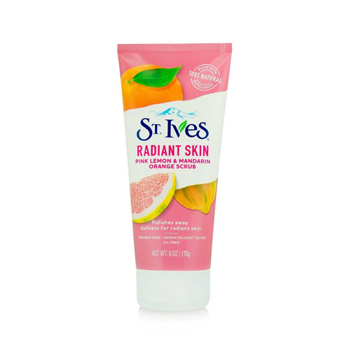 St Ives Radiant Skin Pink Lemon & Mandarin Orange Scrub – 170g