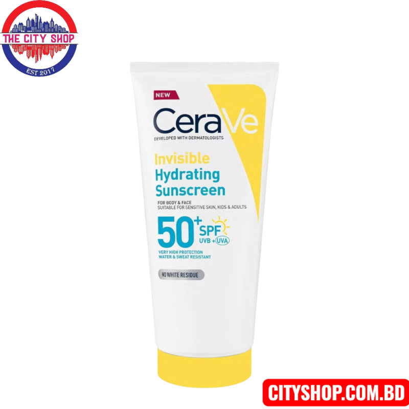 CeraVe Invisible Hydrating Sunscreen SPF 50+ 177ml