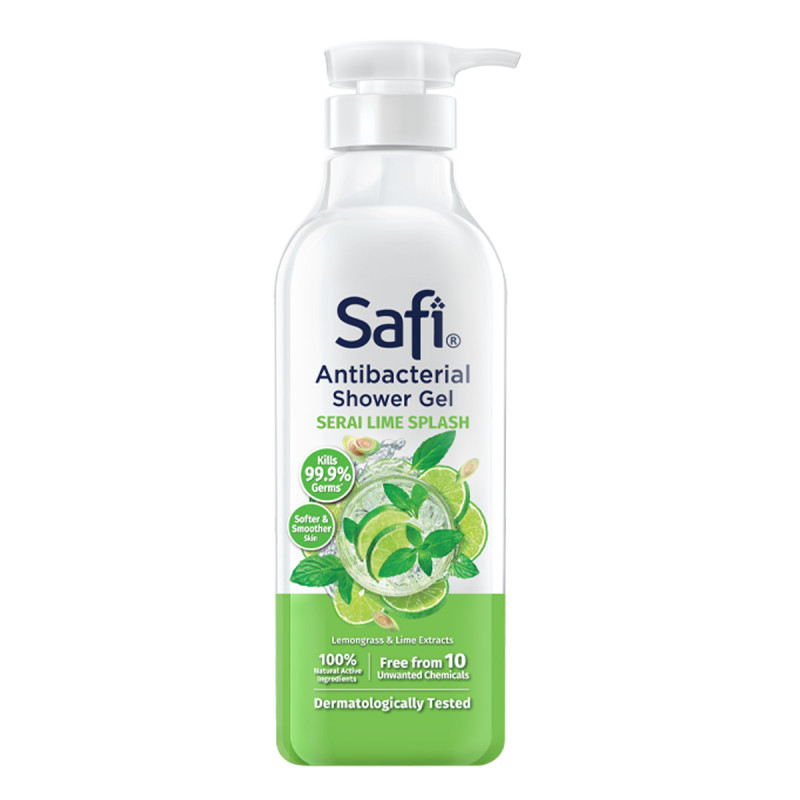 Safi Antibacterial Shower Serai Lime Splash-950g
