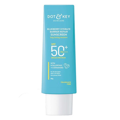 Dot & Key Blueberry Hydrate Barrier Repair Sunscreen Spf 50+ Pa++ -80gm