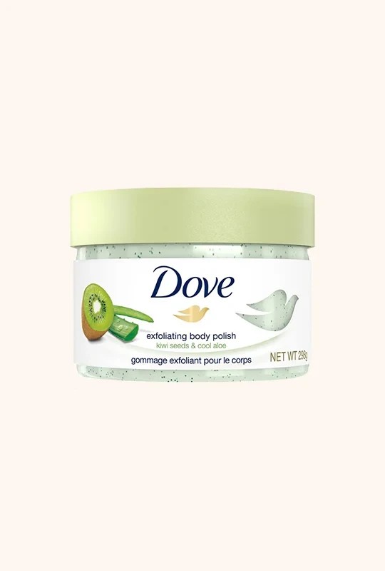 Dove Exfoliating Body Polish Kiwi Seeds & Cool Aloe Scent-298g